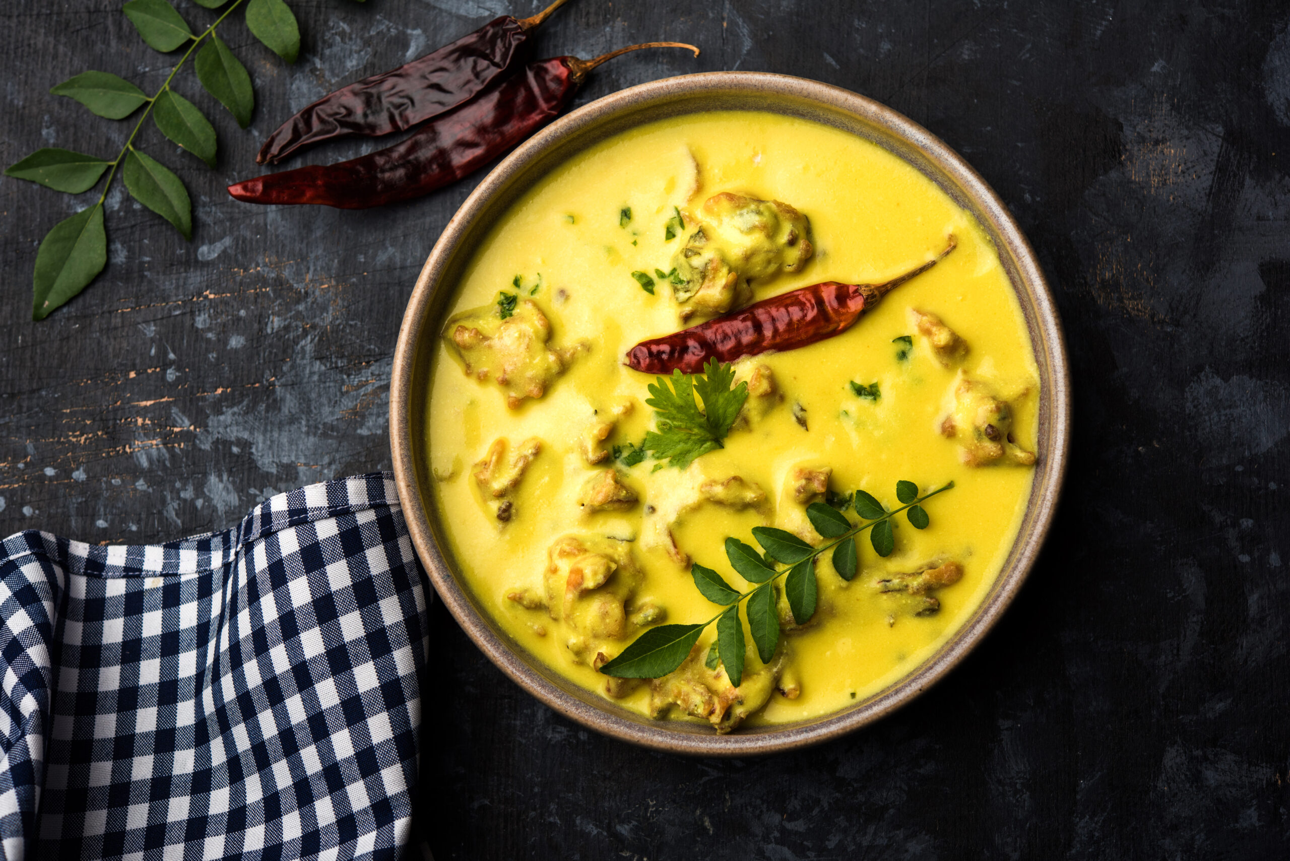 Sindhi Kadhi Rice & Aloo Tuk