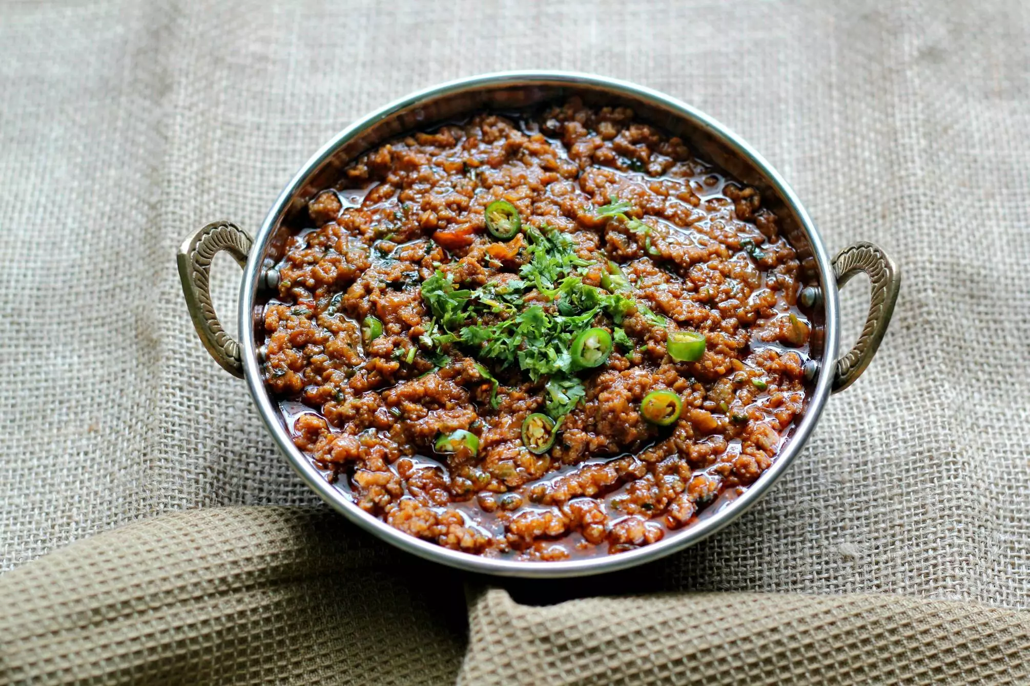 Salli Chicken Kheema Pav