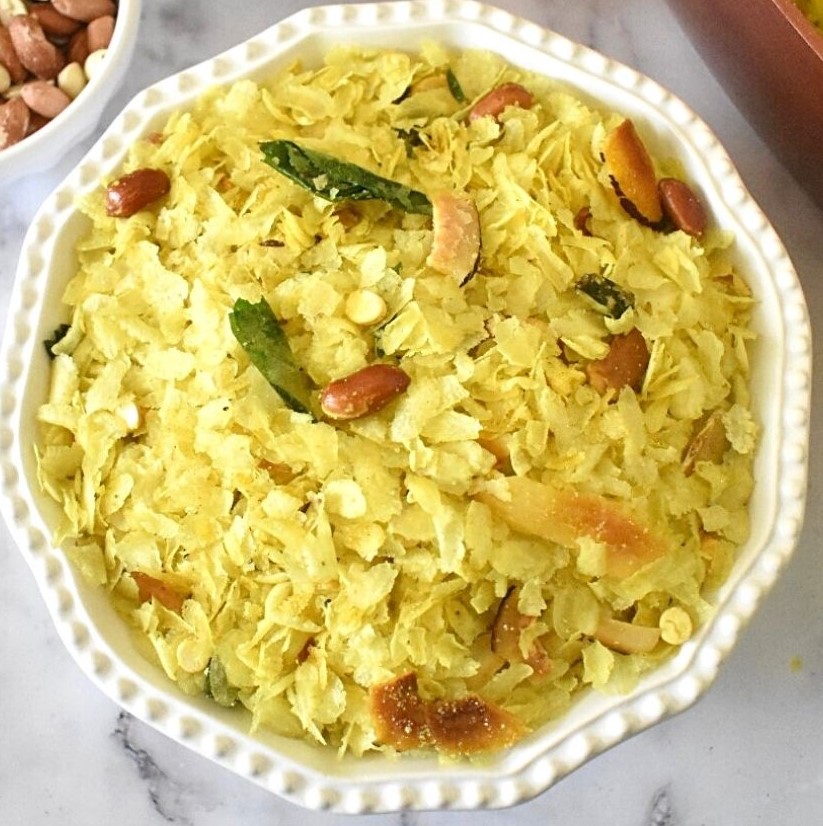Roasted Poha Chivda