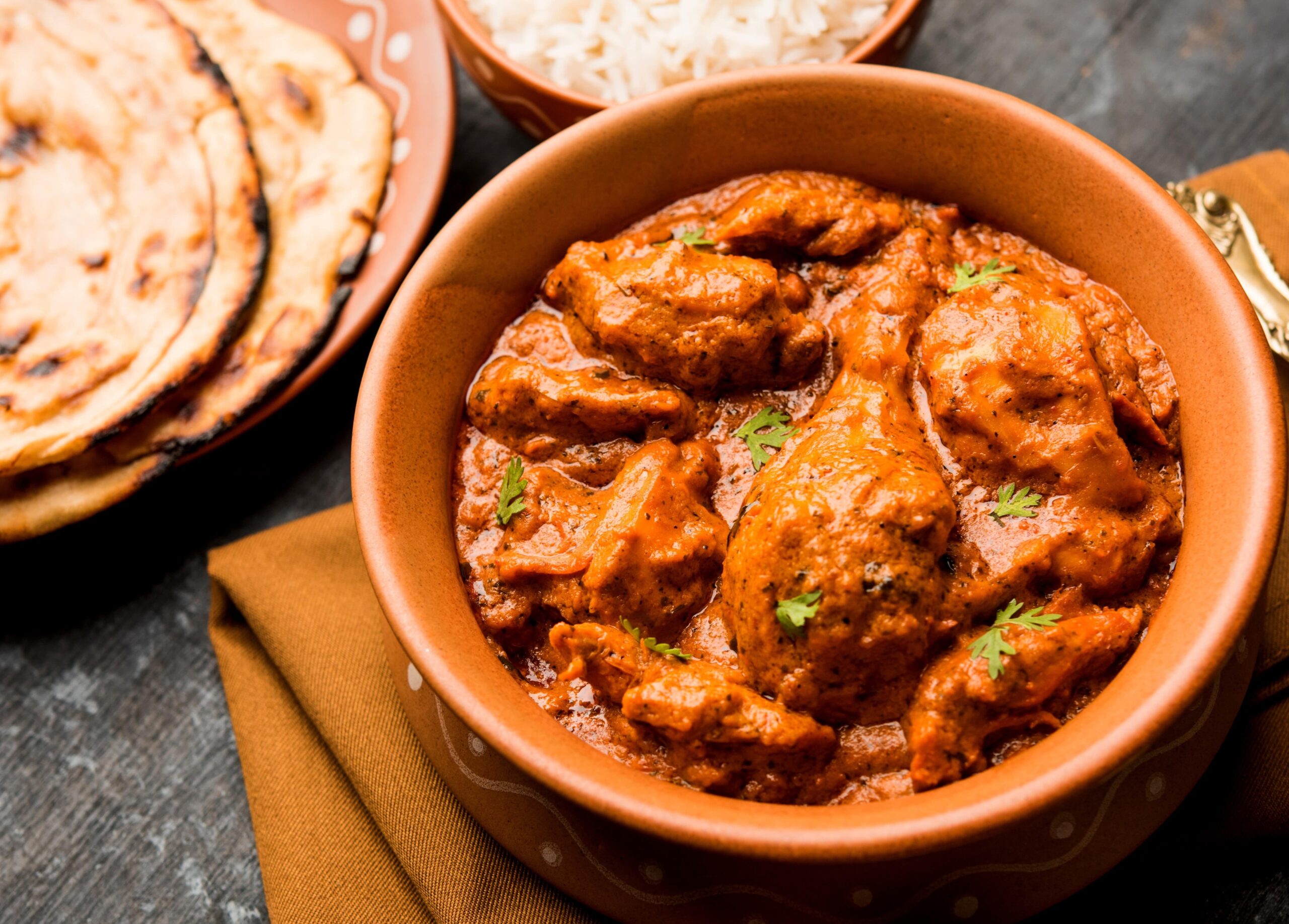 Kadhai Chicken & Laccha Paratha