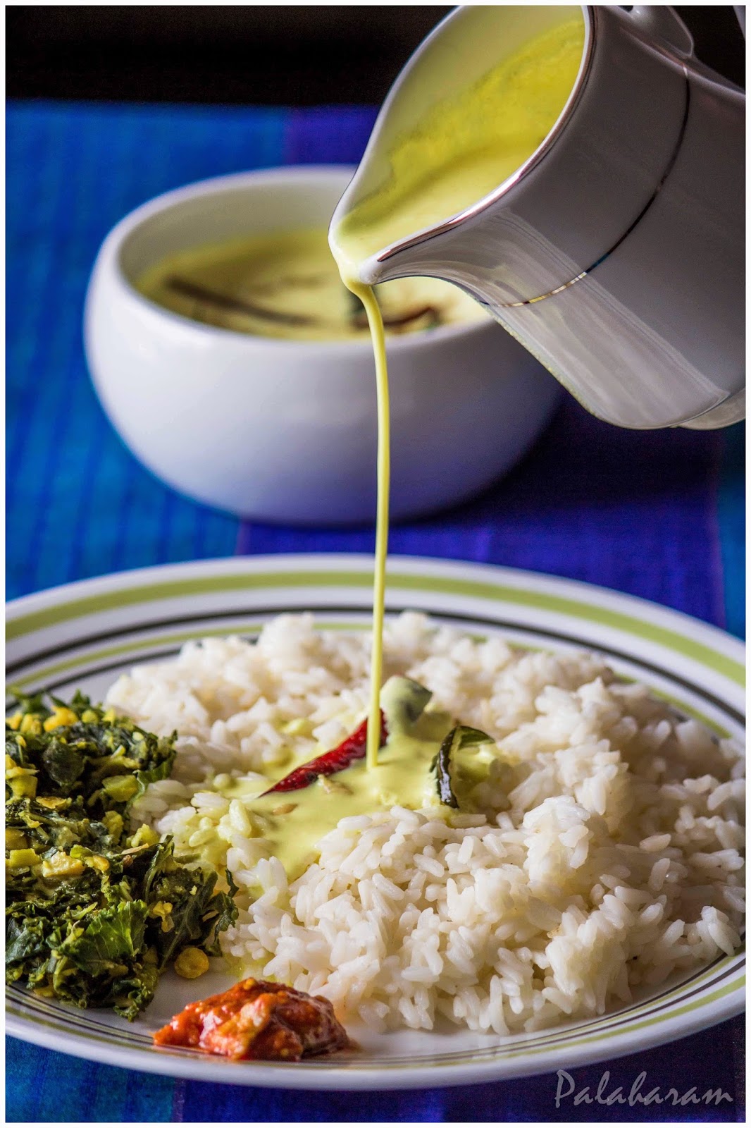 Moor kuzambhu Rice & Poriyal