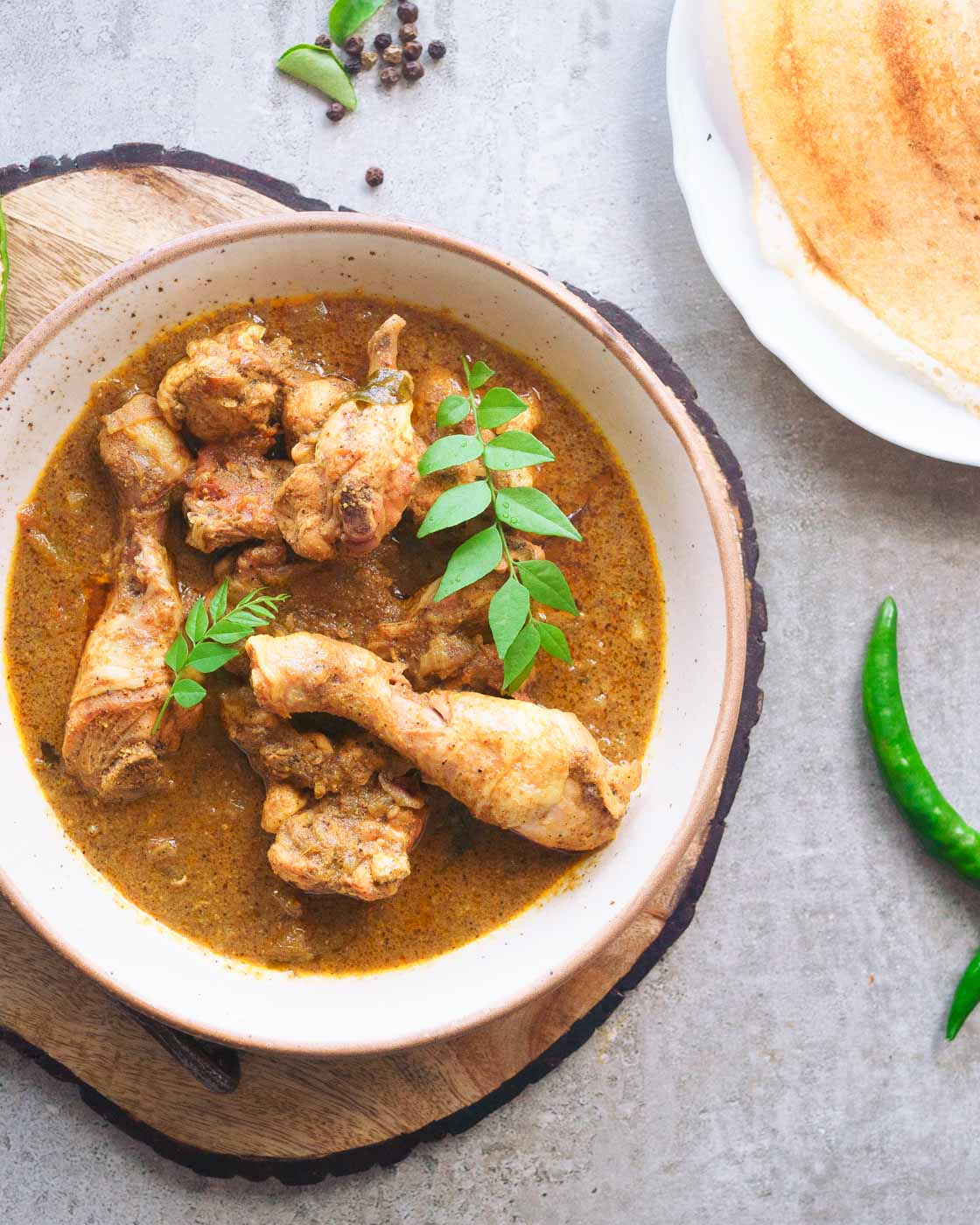 Kozhi Kulambu and Rice
