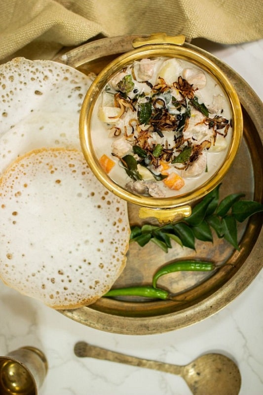 Chicken Stew & Appams
