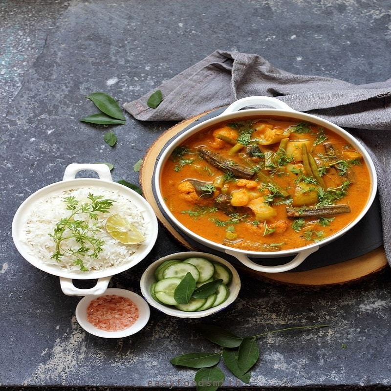 Sindhi Kadhi Chawal