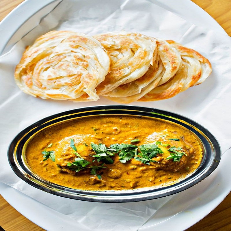 Egg Curry & Laccha Paratha