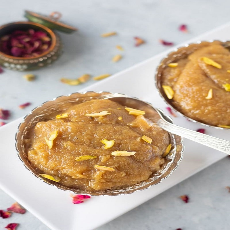 Moong Dal Badam Halwa