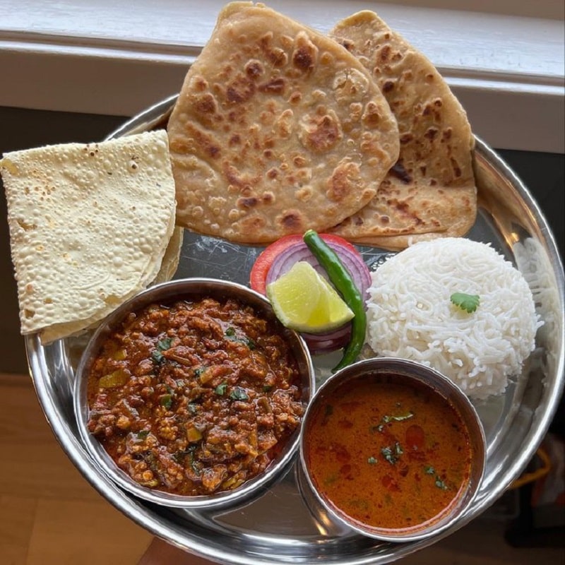 Mutton Kheema Thali