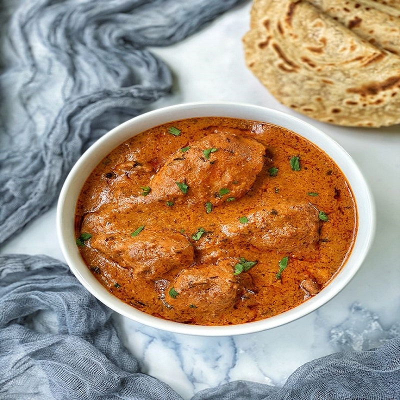 Chicken Nawabi & Rotis
