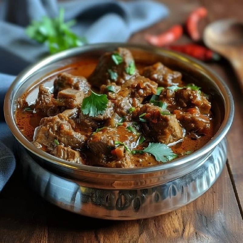 Rajasthani Banjara Maas & Roti