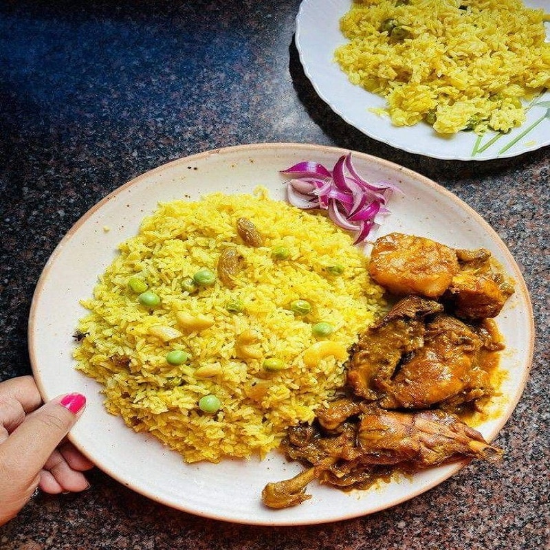 Basonti Pulao & Chicken