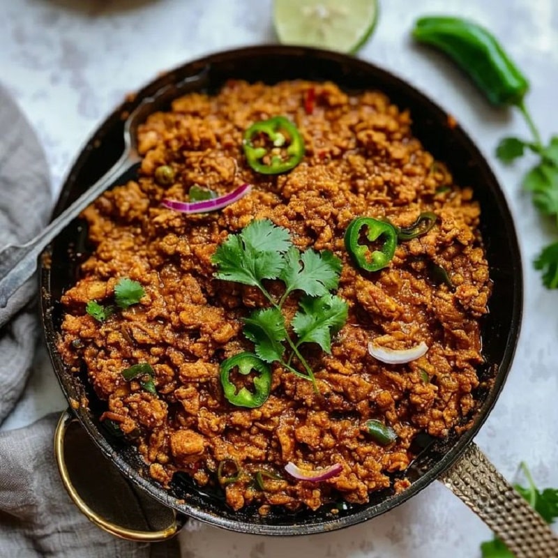 Chicken Kheema & Rotis