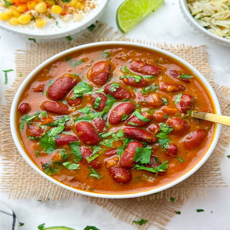 Rajma & Reshmi Pulao