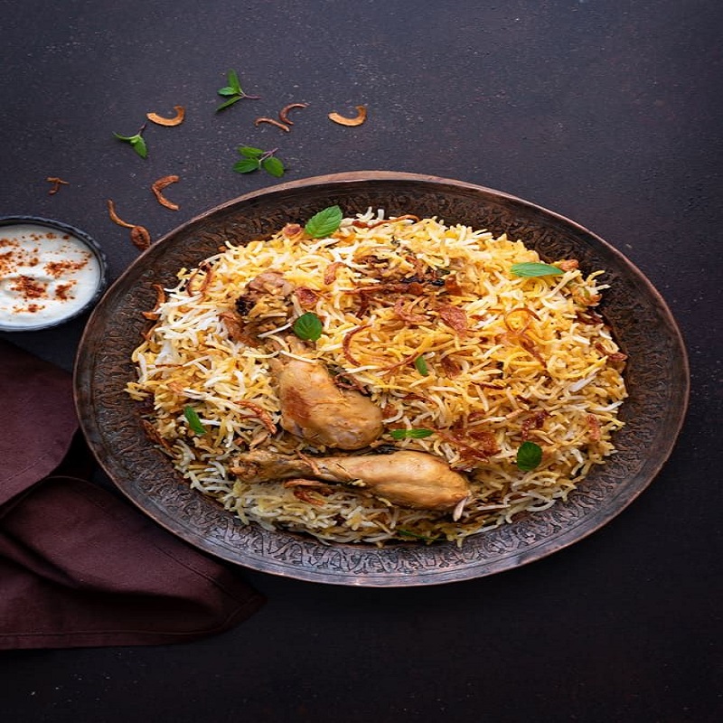 Chicken dum biryani