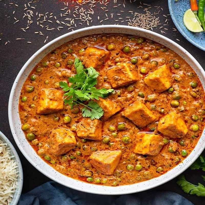 Matar Paneer & Paratha