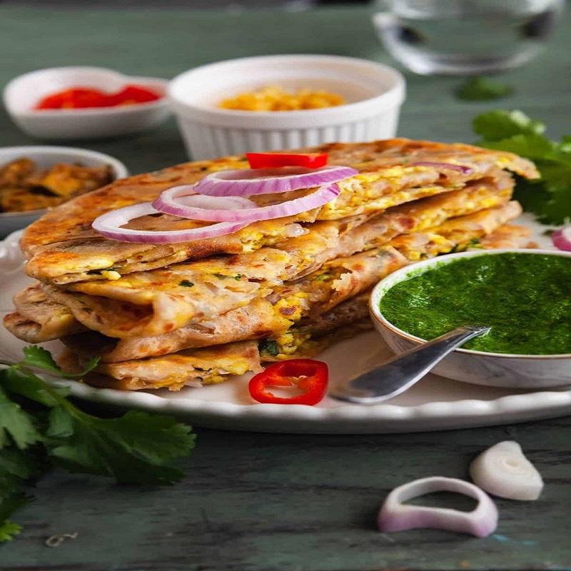 Paneer Pyaaz Paratha