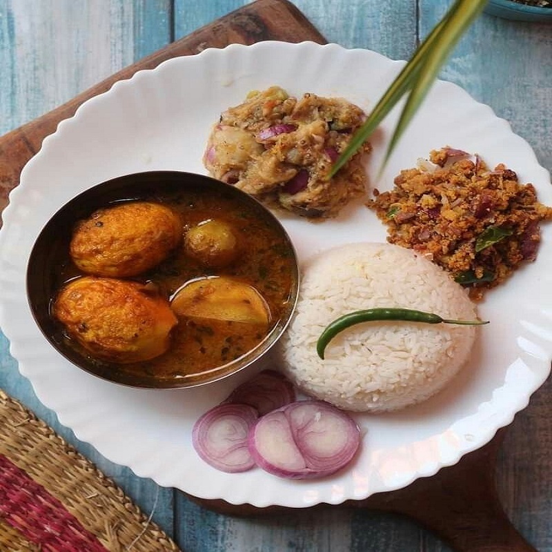 Egg Thali