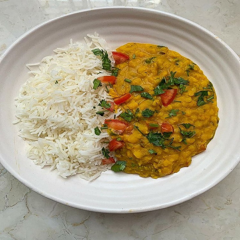 Dal Rice & Arbi Tuk