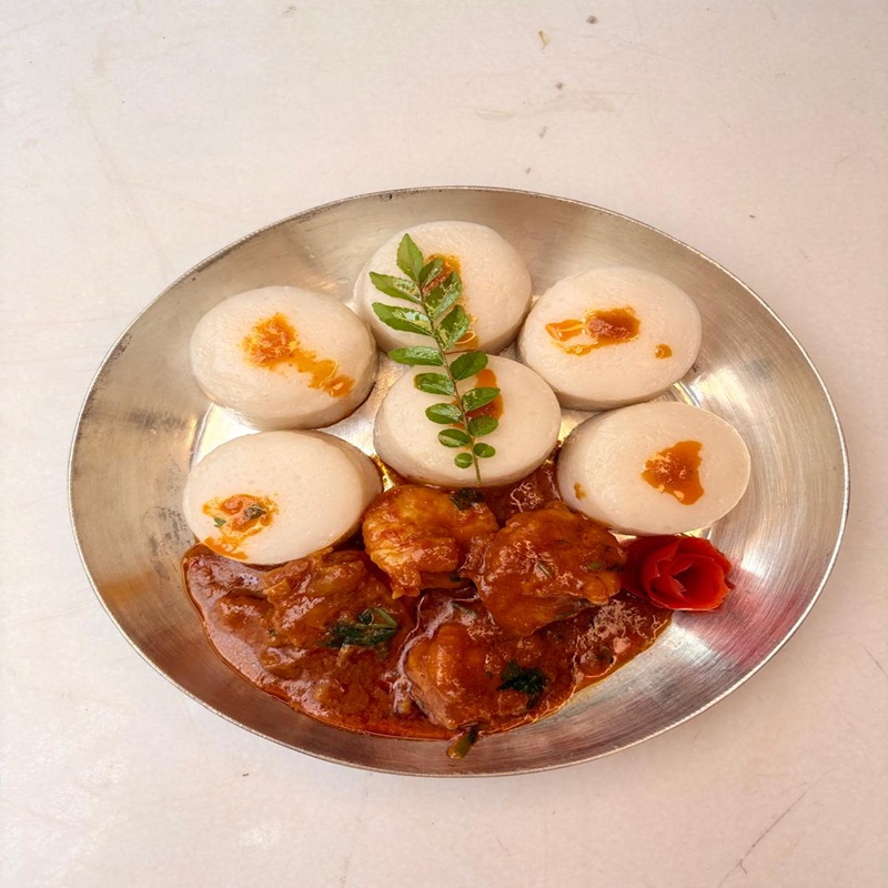 Heirloom Idlis & Prawn Ghee Roast