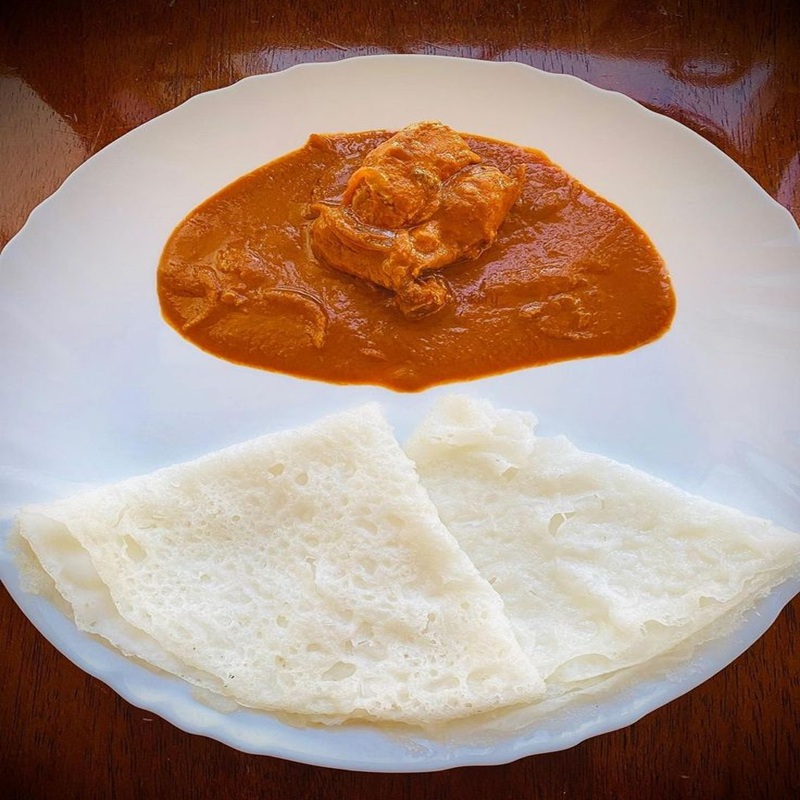 Chicken Gassi & Neer Dosa