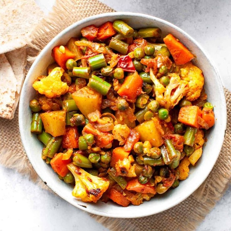 Mix Vegetable & Pav
