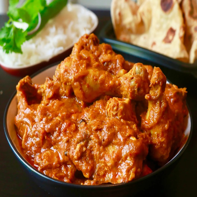 Chicken Kosha Thali