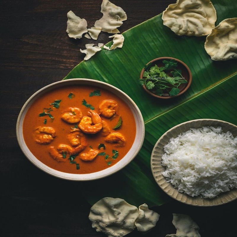 Prawn Curry & Rice