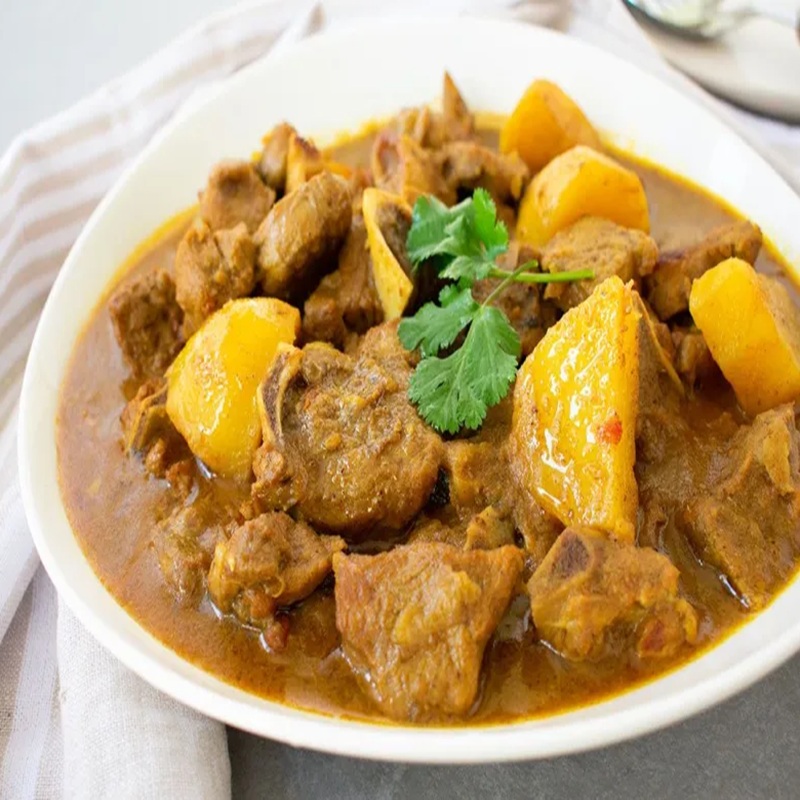 Mutton Aloo Jhol with Paratha