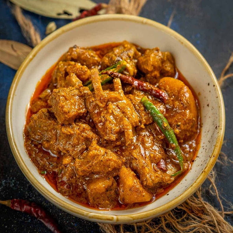 Mutton Kosha with Paratha