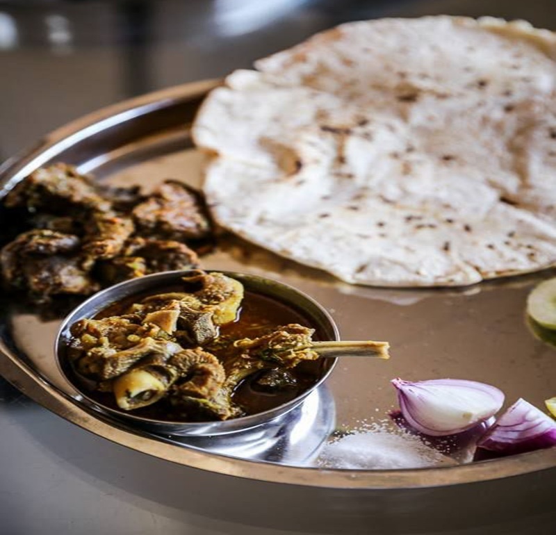 Agri Mutton Masala & Bhakri