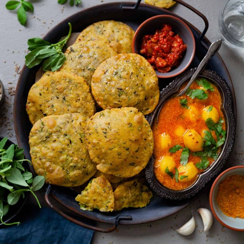 Methi Puri & Aloo Sabzi