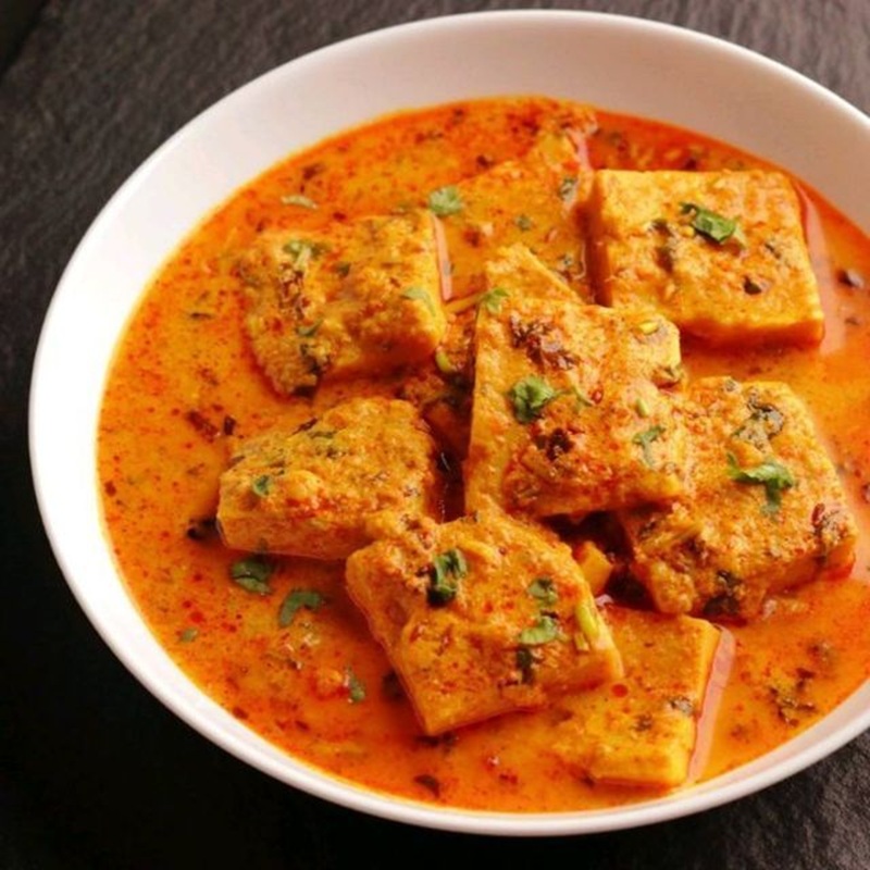 Besan Sabzi with Paratha