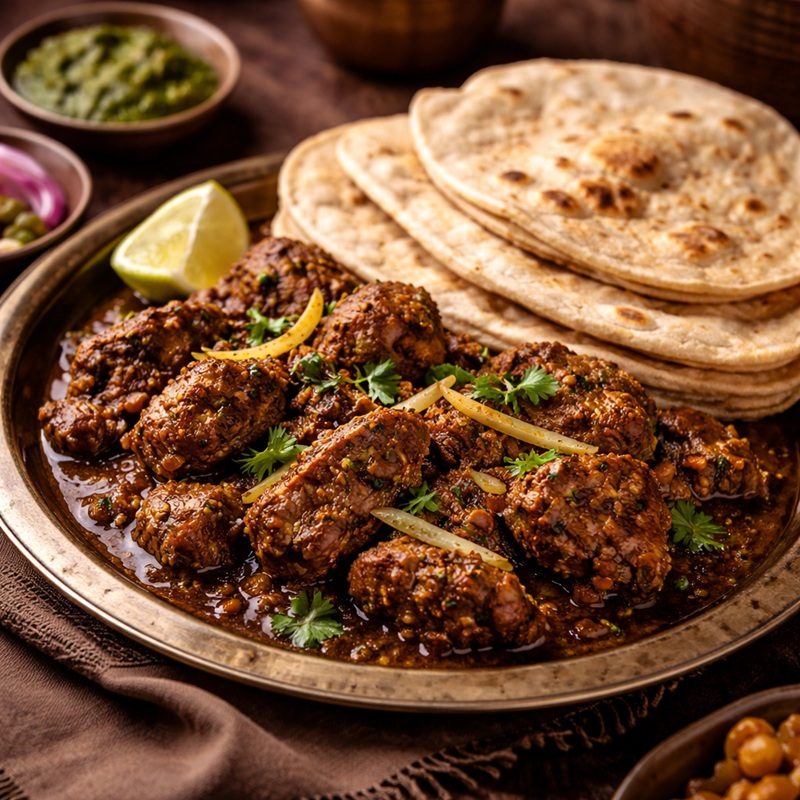 Champaran Mutton & Phulka