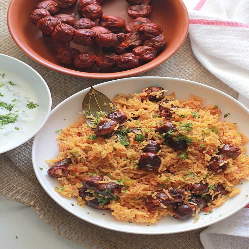 Pork Sausage Pulao