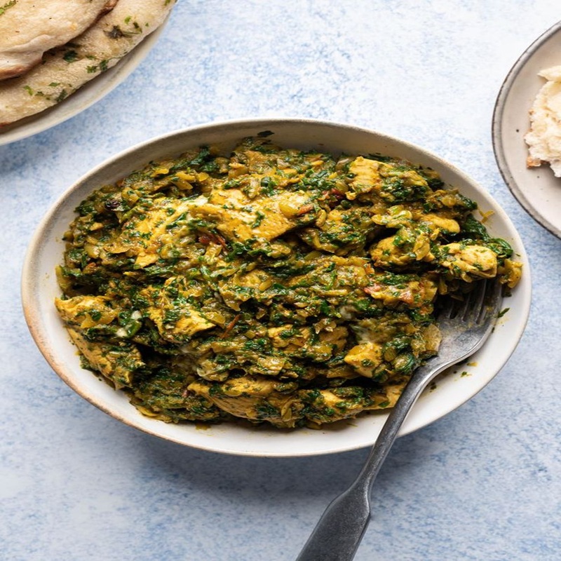 Chicken Saagwala & Roti