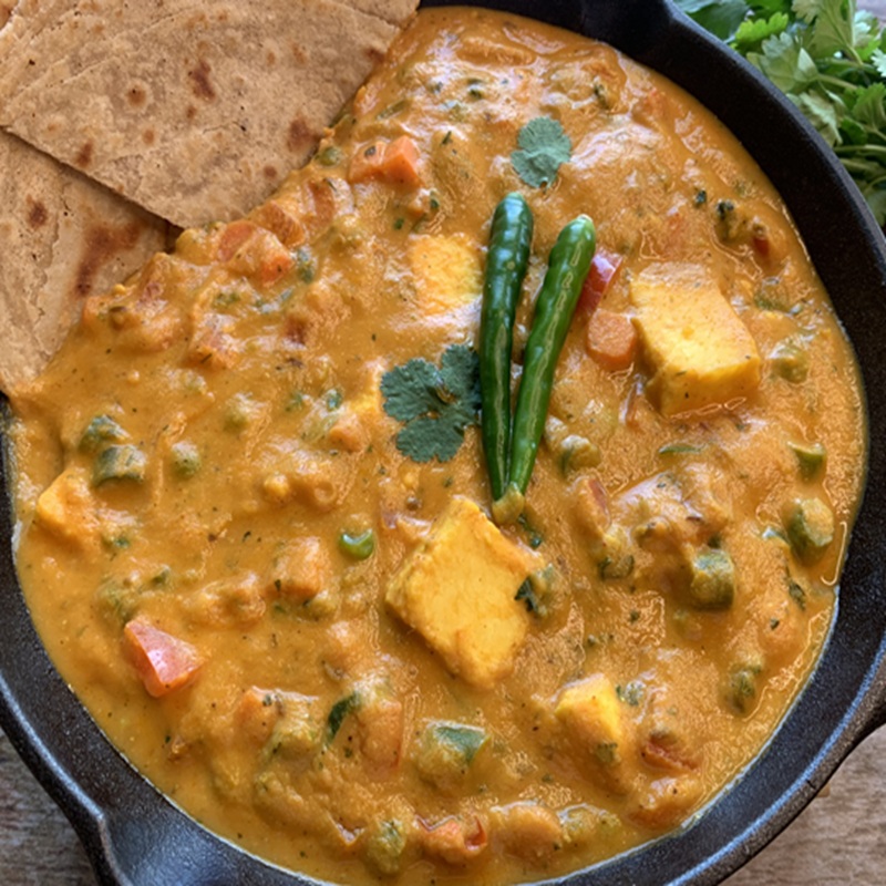 Mix Veg Paneer & Chapati