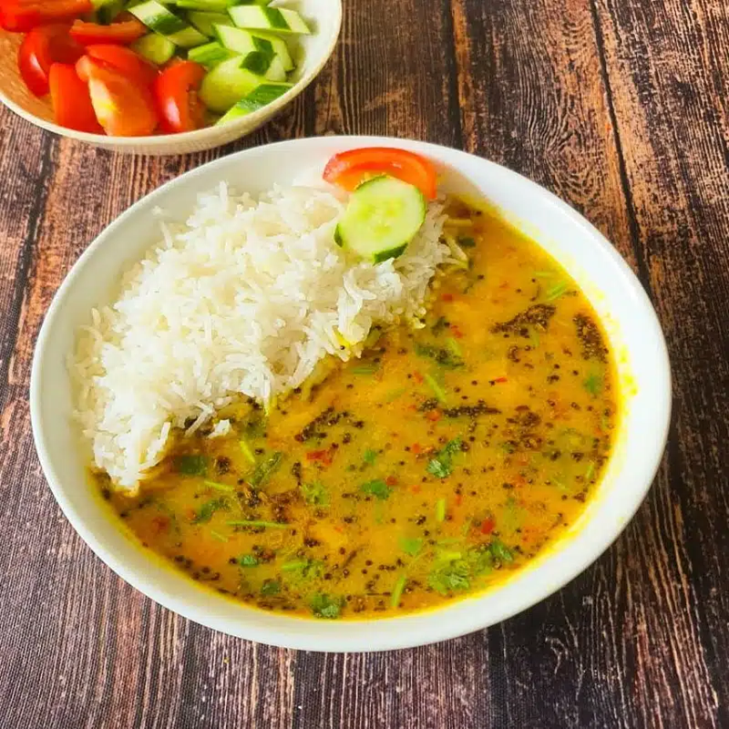 Gujarati Mithi Dal & Rice
