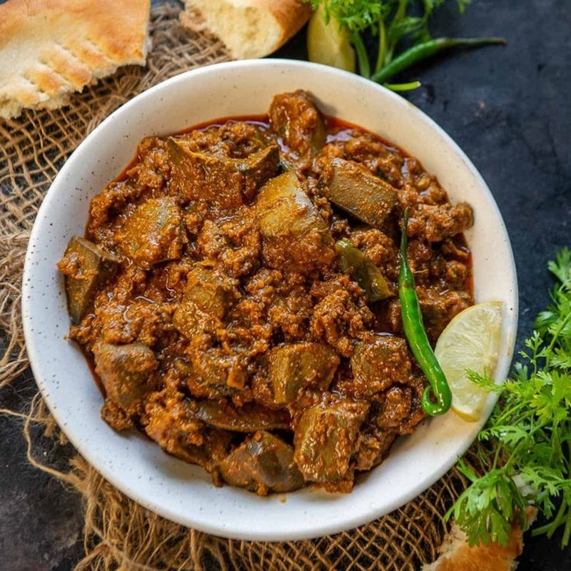 Charvan (Kaleji) & Rice
