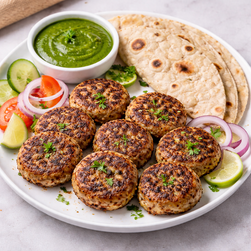 Cocktail Kebab & Chapatis