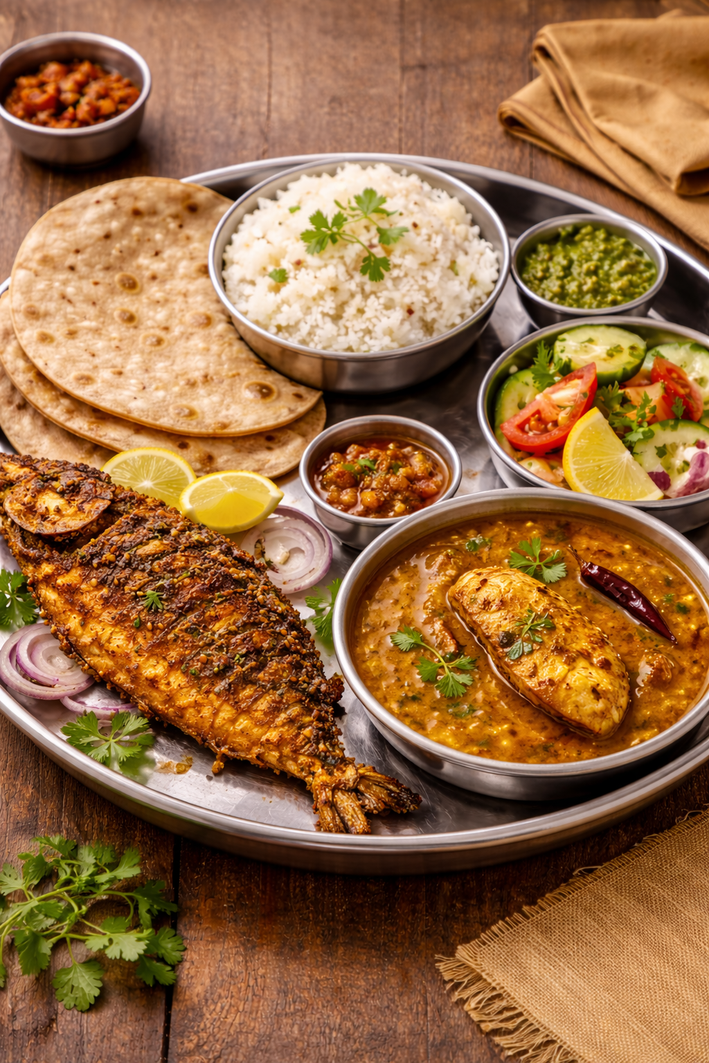 Malvani Fish Thali