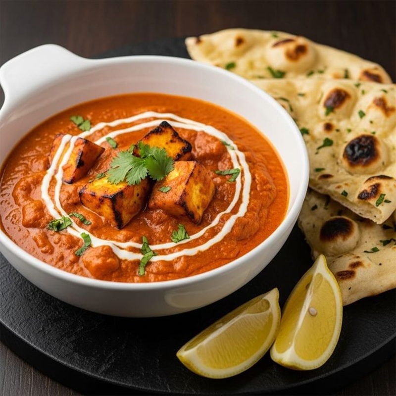Paneer Tikka Masala & Laccha Paratha