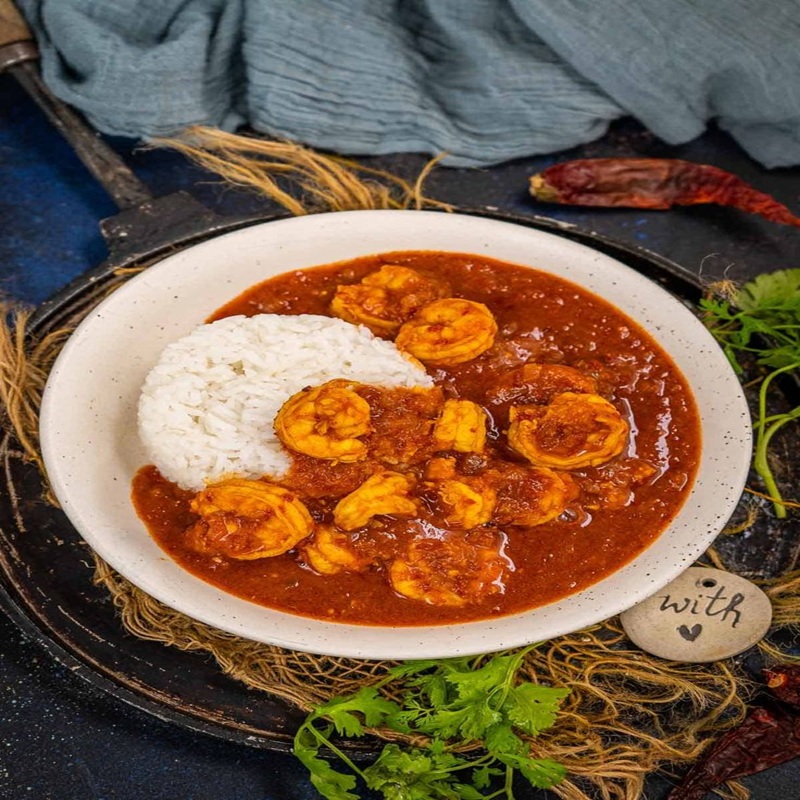 Prawn Vindaloo & Rice