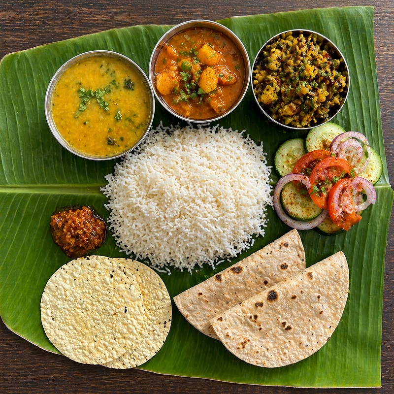 Andhra Veg Thali