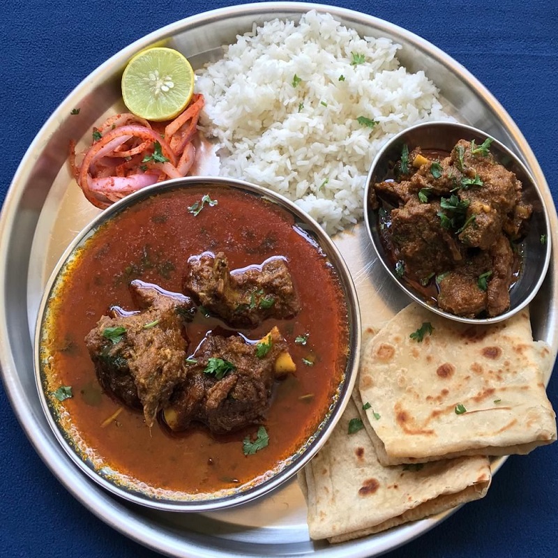Solapuri Mutton Thali