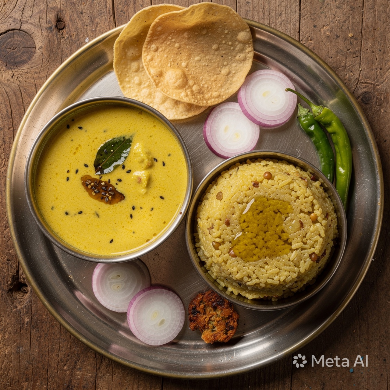 Kathiyawadi Kadhi Khichdi