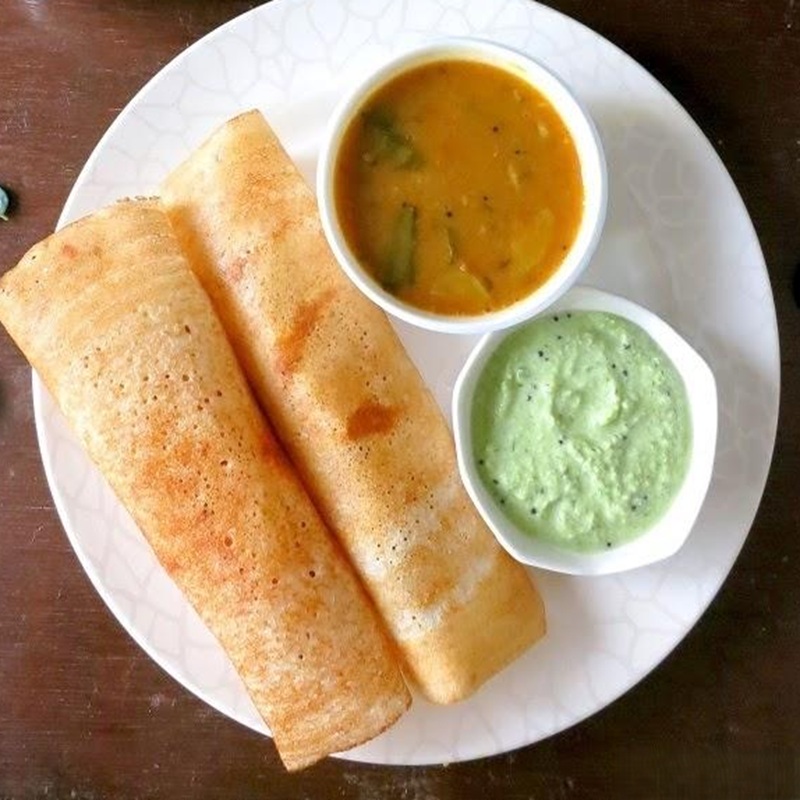 Maida Dosa & Chutney