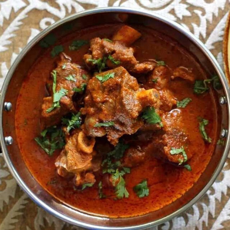 Mutton Gassi & Rice