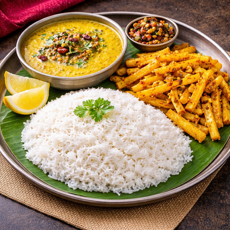 Batata Talasani with Dalitoy & Rice