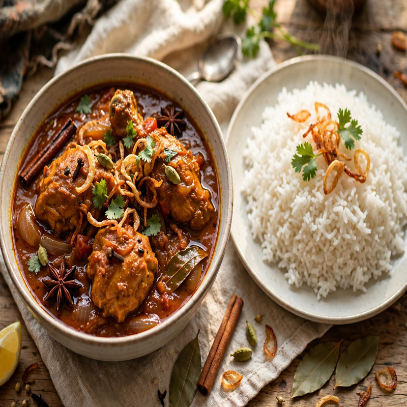 Chicken Kari Chawal