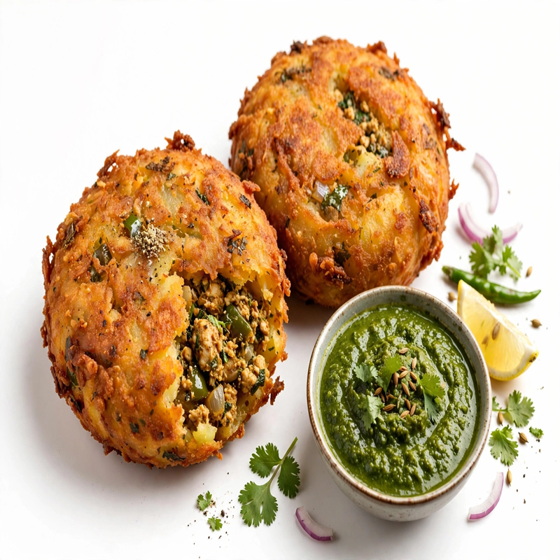 Chicken Keema Aloo Pattice