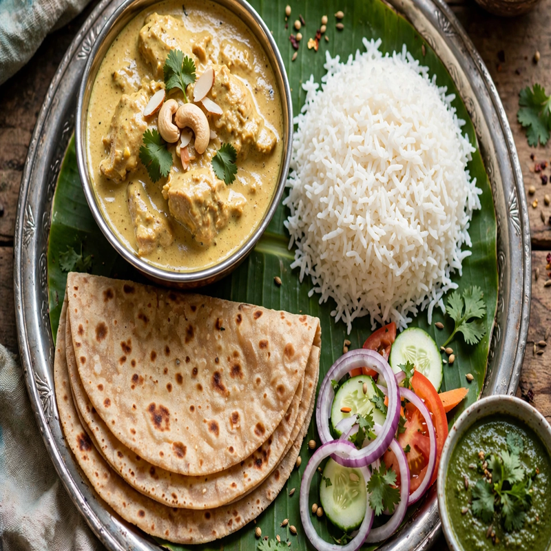 Chicken Korma Combo